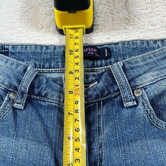 Vintage Y2K Levi’s 518 Super Low Women’s Flare Jeans - Picture 6 of 8